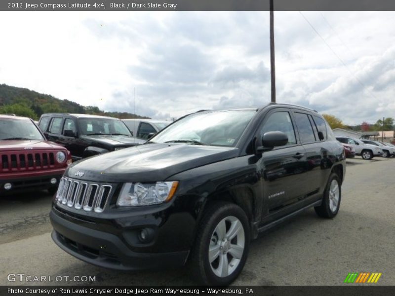 Black / Dark Slate Gray 2012 Jeep Compass Latitude 4x4