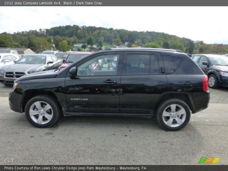 Black / Dark Slate Gray 2012 Jeep Compass Latitude 4x4