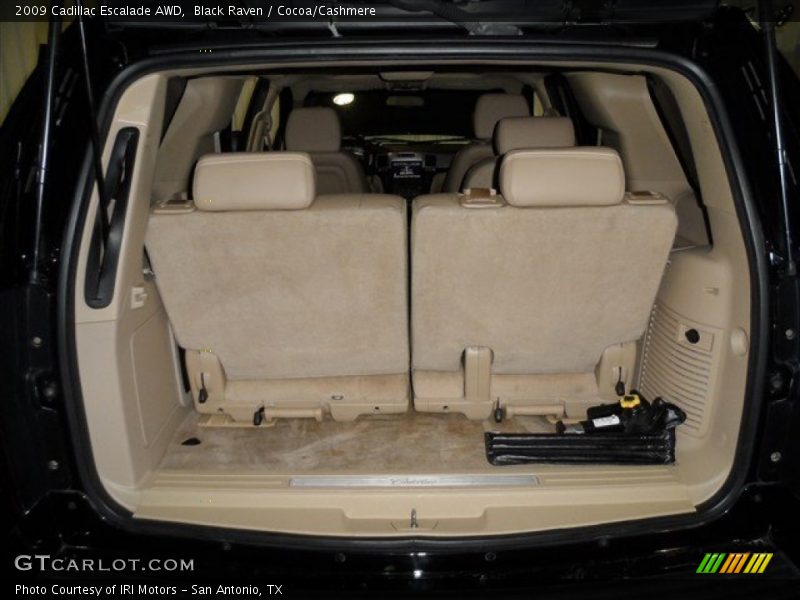 Black Raven / Cocoa/Cashmere 2009 Cadillac Escalade AWD