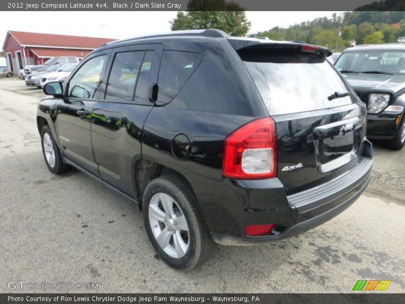 Black / Dark Slate Gray 2012 Jeep Compass Latitude 4x4