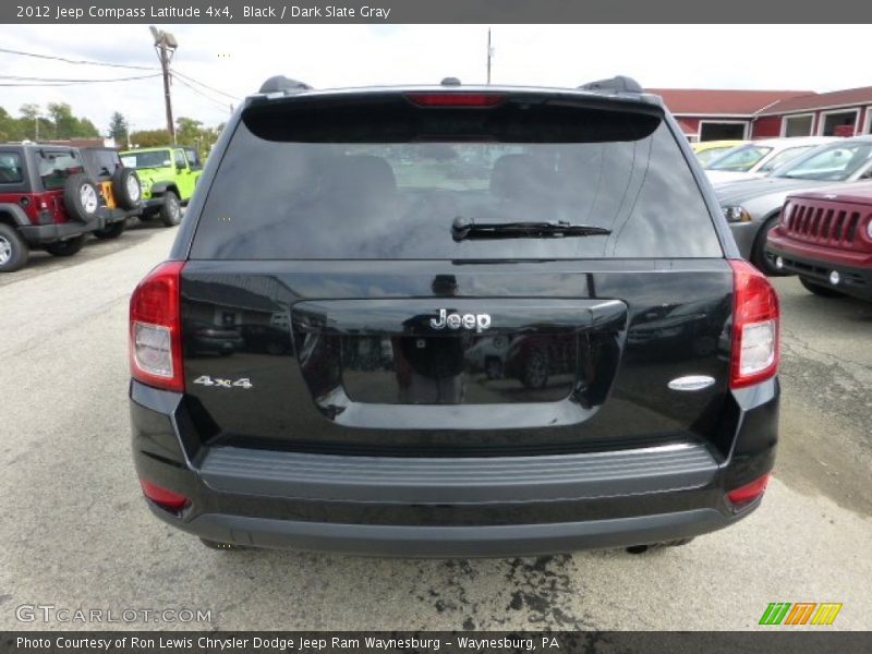 Black / Dark Slate Gray 2012 Jeep Compass Latitude 4x4