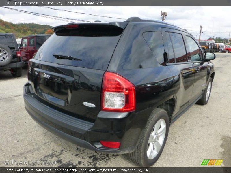 Black / Dark Slate Gray 2012 Jeep Compass Latitude 4x4