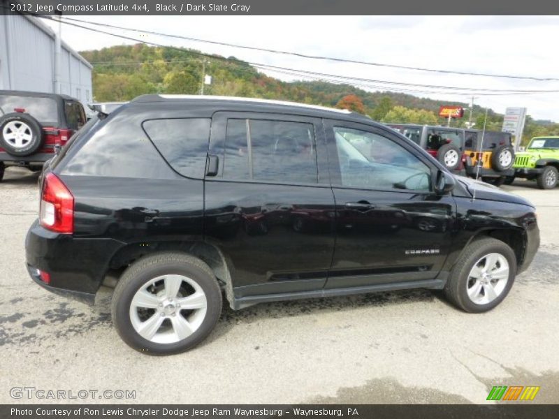 Black / Dark Slate Gray 2012 Jeep Compass Latitude 4x4