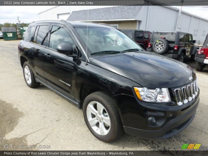 Black / Dark Slate Gray 2012 Jeep Compass Latitude 4x4