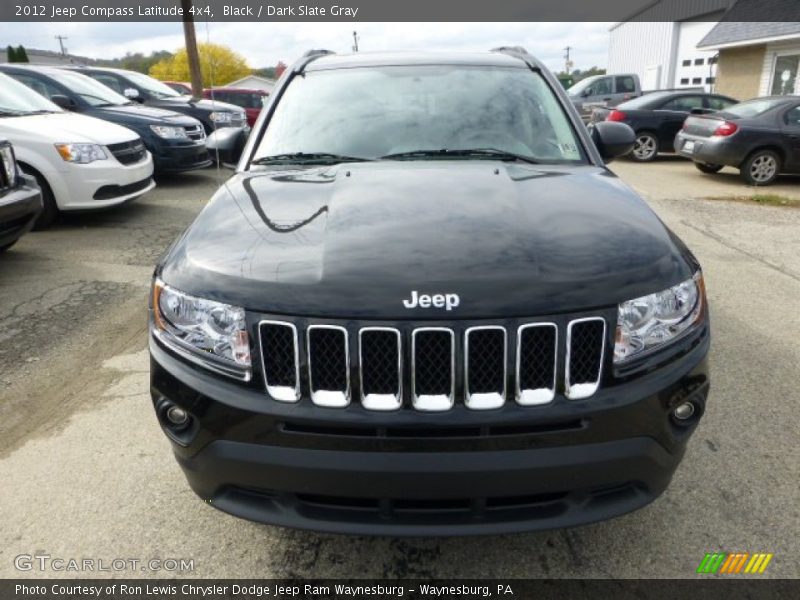 Black / Dark Slate Gray 2012 Jeep Compass Latitude 4x4