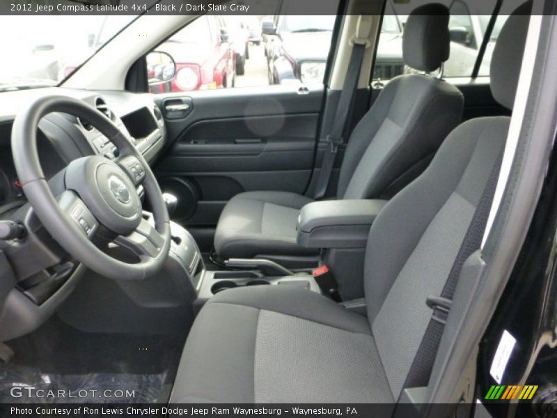 Black / Dark Slate Gray 2012 Jeep Compass Latitude 4x4