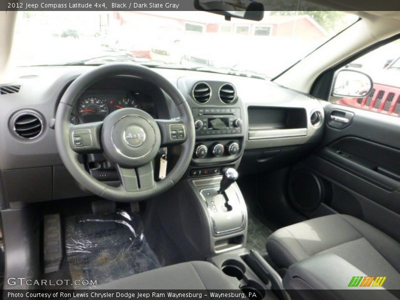 Black / Dark Slate Gray 2012 Jeep Compass Latitude 4x4