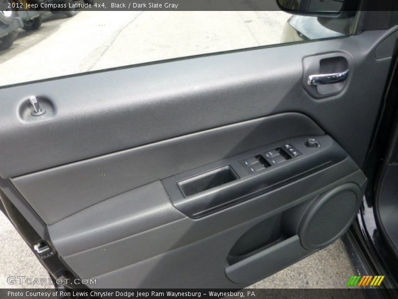 Black / Dark Slate Gray 2012 Jeep Compass Latitude 4x4