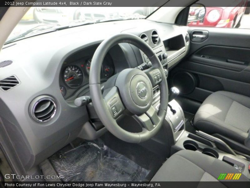 Black / Dark Slate Gray 2012 Jeep Compass Latitude 4x4