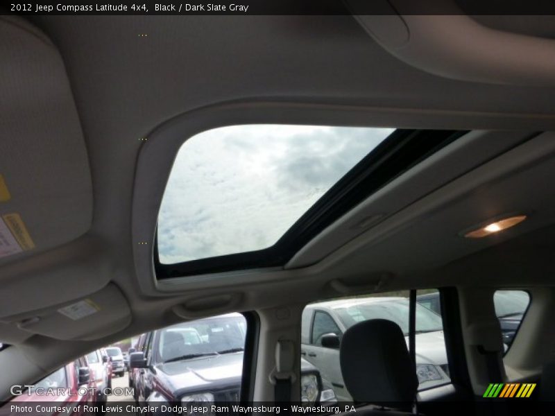 Black / Dark Slate Gray 2012 Jeep Compass Latitude 4x4