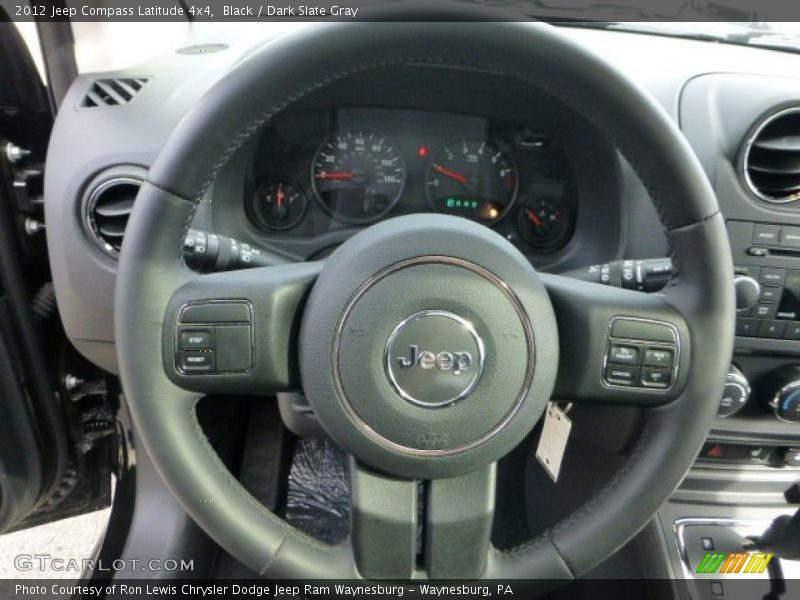 Black / Dark Slate Gray 2012 Jeep Compass Latitude 4x4
