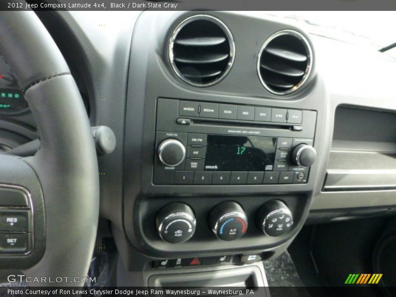 Black / Dark Slate Gray 2012 Jeep Compass Latitude 4x4