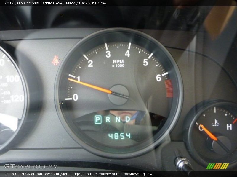 Black / Dark Slate Gray 2012 Jeep Compass Latitude 4x4