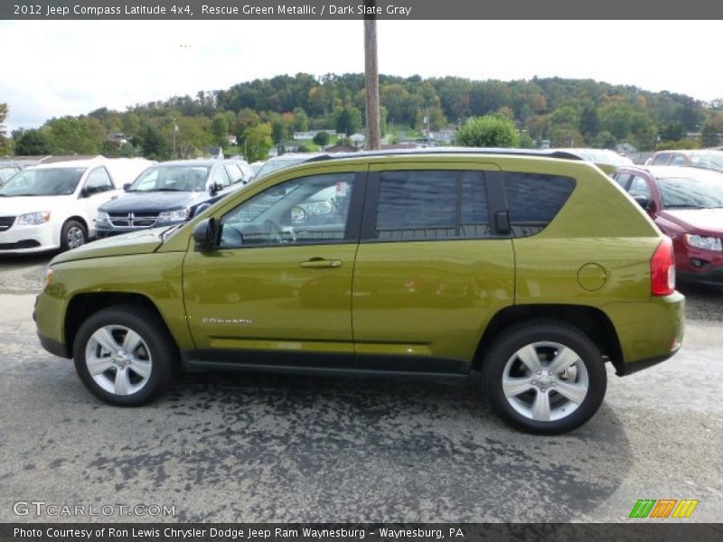 Rescue Green Metallic / Dark Slate Gray 2012 Jeep Compass Latitude 4x4