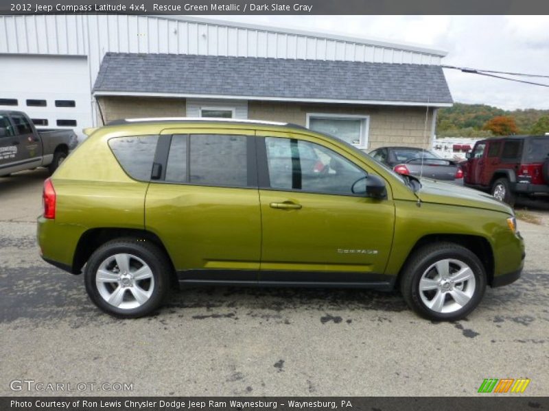 Rescue Green Metallic / Dark Slate Gray 2012 Jeep Compass Latitude 4x4