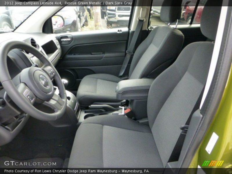 Rescue Green Metallic / Dark Slate Gray 2012 Jeep Compass Latitude 4x4