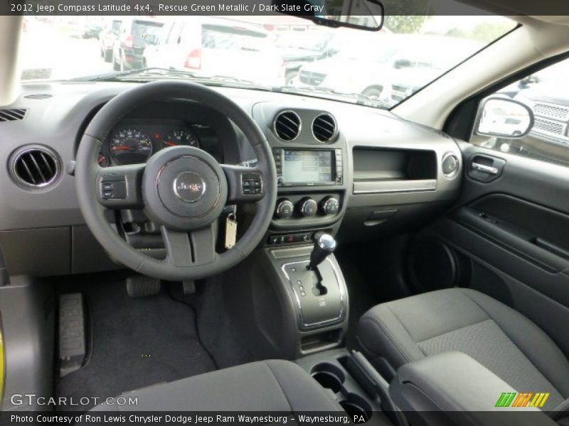 Rescue Green Metallic / Dark Slate Gray 2012 Jeep Compass Latitude 4x4