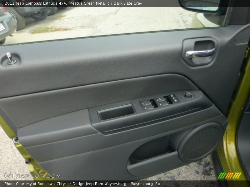 Rescue Green Metallic / Dark Slate Gray 2012 Jeep Compass Latitude 4x4