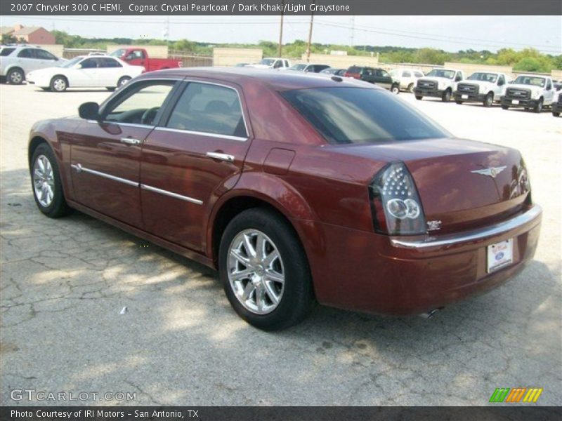 Cognac Crystal Pearlcoat / Dark Khaki/Light Graystone 2007 Chrysler 300 C HEMI