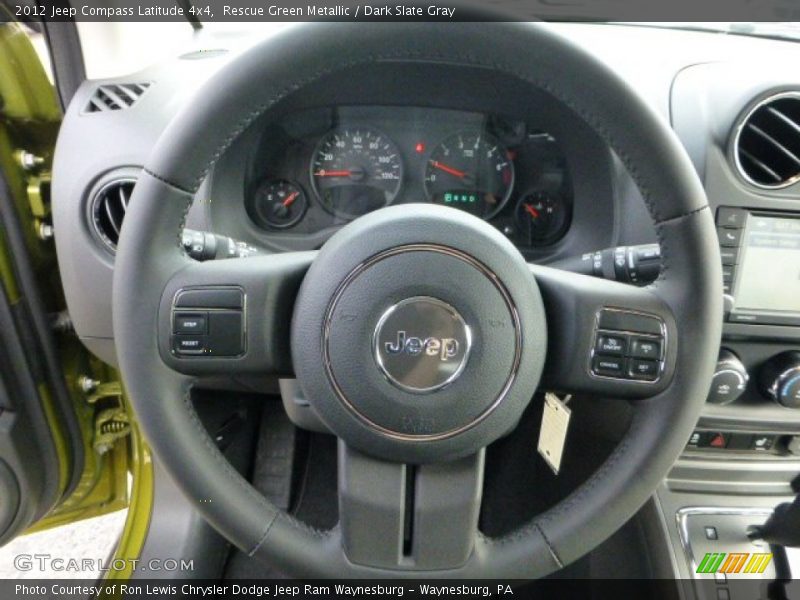 Rescue Green Metallic / Dark Slate Gray 2012 Jeep Compass Latitude 4x4