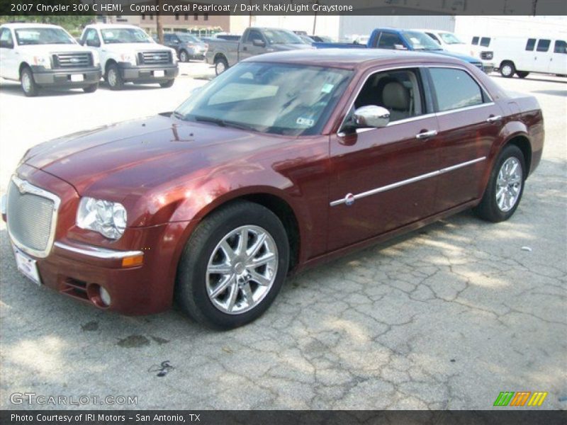 Cognac Crystal Pearlcoat / Dark Khaki/Light Graystone 2007 Chrysler 300 C HEMI