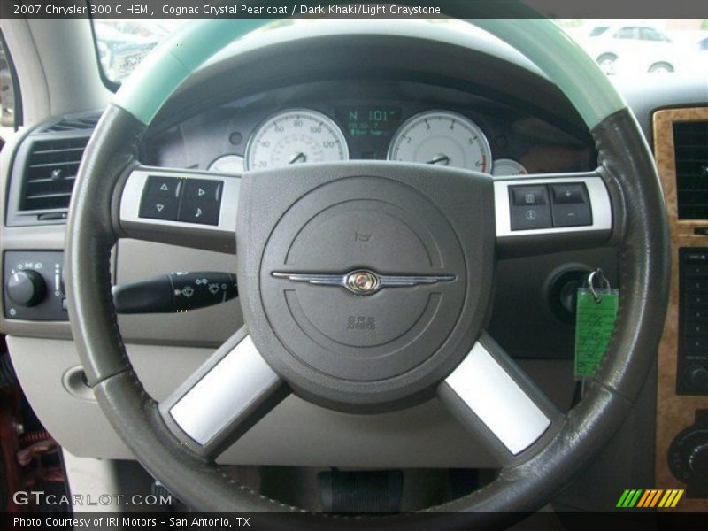 Cognac Crystal Pearlcoat / Dark Khaki/Light Graystone 2007 Chrysler 300 C HEMI