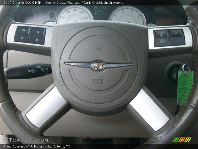 Cognac Crystal Pearlcoat / Dark Khaki/Light Graystone 2007 Chrysler 300 C HEMI