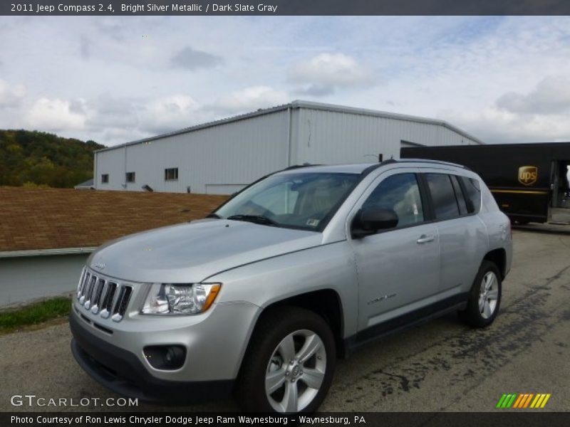 Bright Silver Metallic / Dark Slate Gray 2011 Jeep Compass 2.4