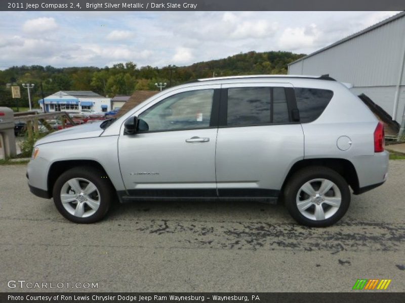 Bright Silver Metallic / Dark Slate Gray 2011 Jeep Compass 2.4