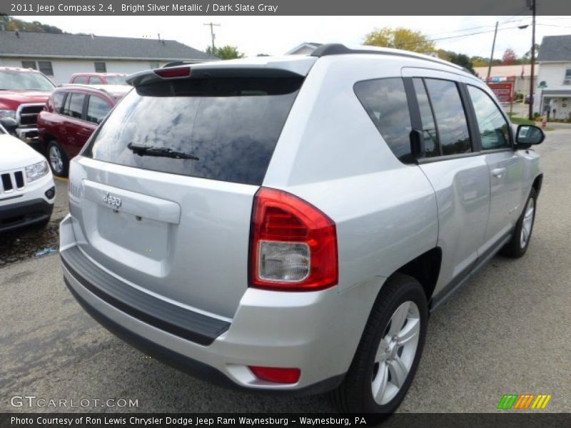 Bright Silver Metallic / Dark Slate Gray 2011 Jeep Compass 2.4