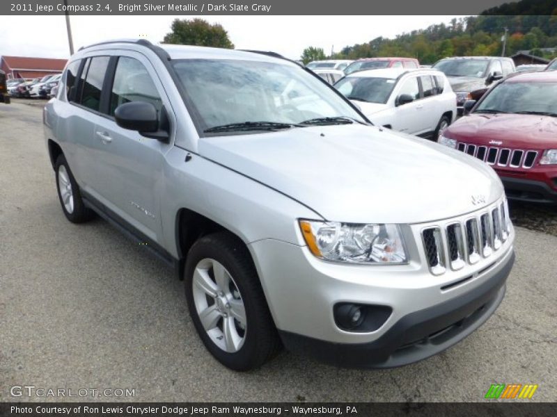 Bright Silver Metallic / Dark Slate Gray 2011 Jeep Compass 2.4