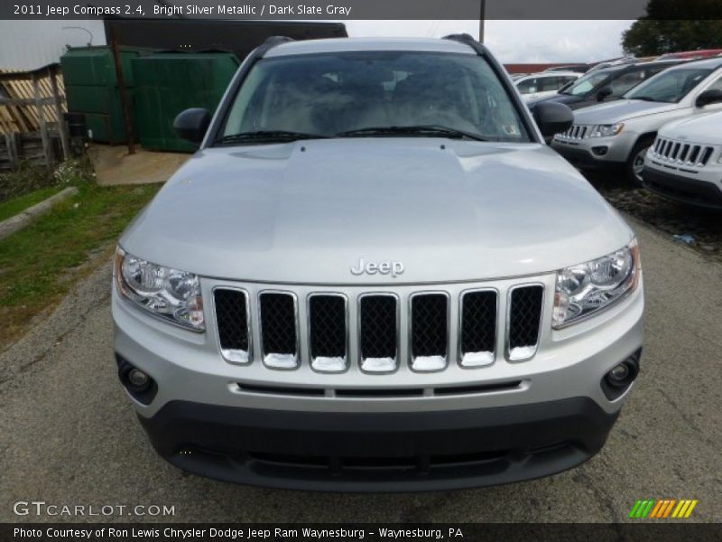 Bright Silver Metallic / Dark Slate Gray 2011 Jeep Compass 2.4