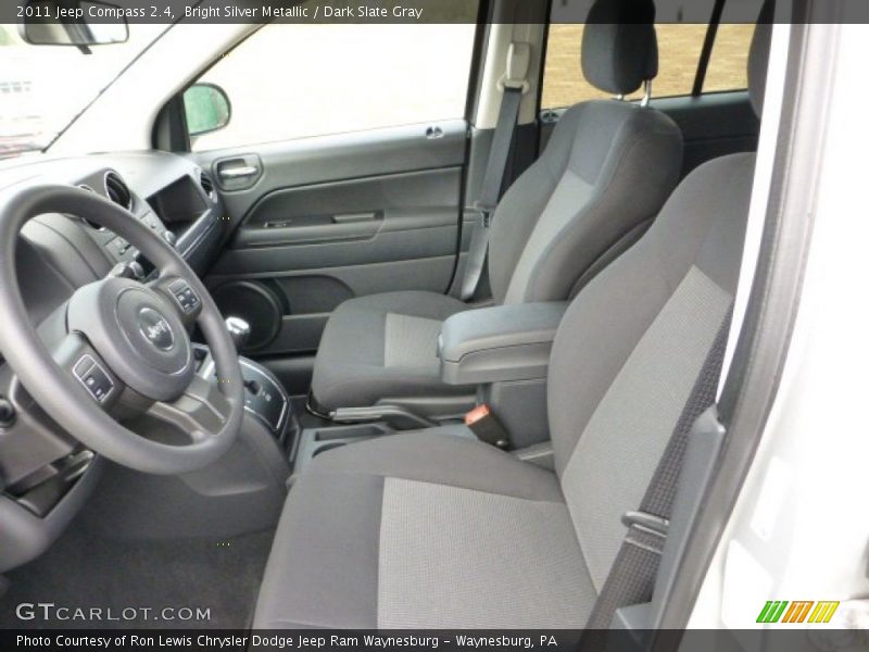 Bright Silver Metallic / Dark Slate Gray 2011 Jeep Compass 2.4
