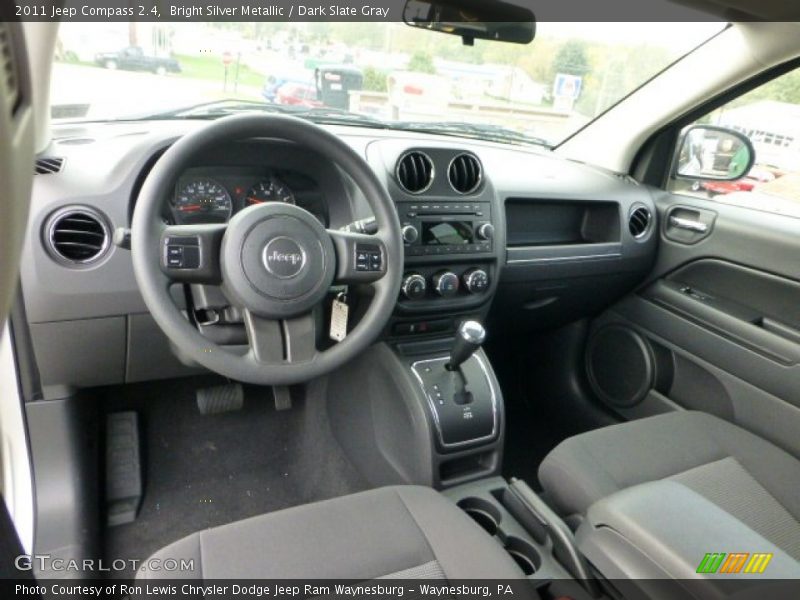 Bright Silver Metallic / Dark Slate Gray 2011 Jeep Compass 2.4