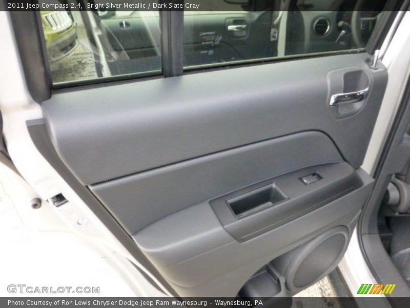 Bright Silver Metallic / Dark Slate Gray 2011 Jeep Compass 2.4
