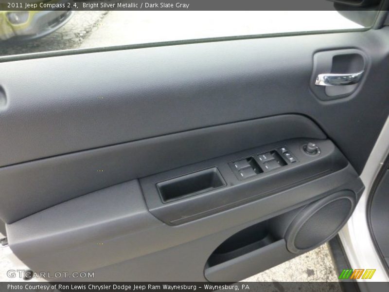 Bright Silver Metallic / Dark Slate Gray 2011 Jeep Compass 2.4