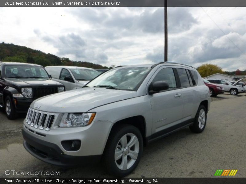 Bright Silver Metallic / Dark Slate Gray 2011 Jeep Compass 2.0