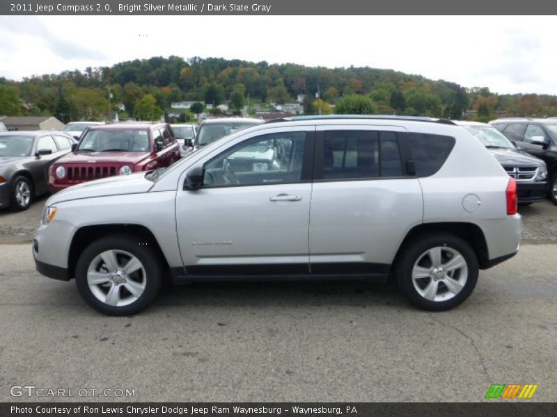 Bright Silver Metallic / Dark Slate Gray 2011 Jeep Compass 2.0