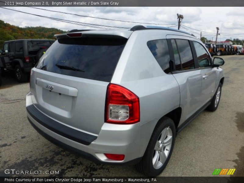Bright Silver Metallic / Dark Slate Gray 2011 Jeep Compass 2.0