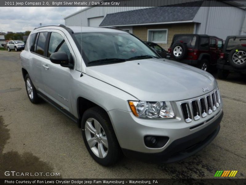 Bright Silver Metallic / Dark Slate Gray 2011 Jeep Compass 2.0