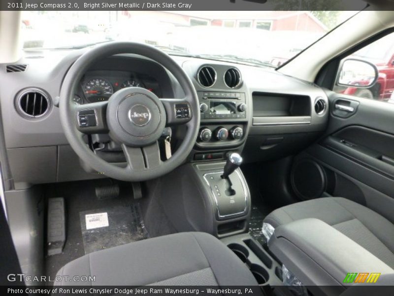 Bright Silver Metallic / Dark Slate Gray 2011 Jeep Compass 2.0