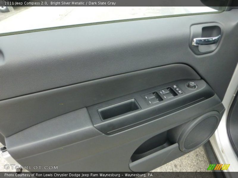 Bright Silver Metallic / Dark Slate Gray 2011 Jeep Compass 2.0