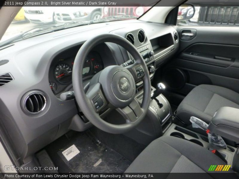 Bright Silver Metallic / Dark Slate Gray 2011 Jeep Compass 2.0