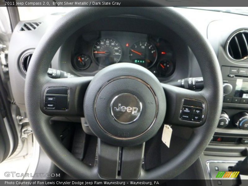 Bright Silver Metallic / Dark Slate Gray 2011 Jeep Compass 2.0