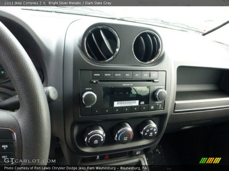 Bright Silver Metallic / Dark Slate Gray 2011 Jeep Compass 2.0