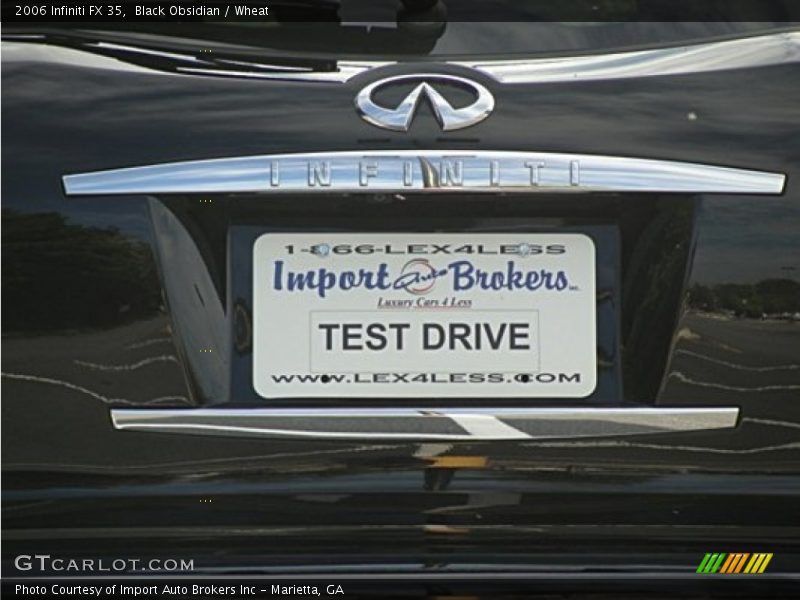 Black Obsidian / Wheat 2006 Infiniti FX 35