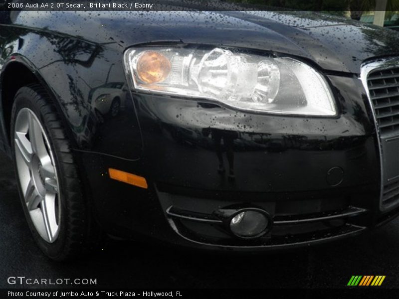 Brilliant Black / Ebony 2006 Audi A4 2.0T Sedan