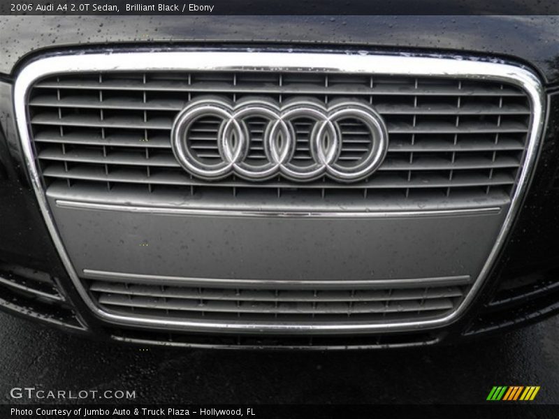Brilliant Black / Ebony 2006 Audi A4 2.0T Sedan
