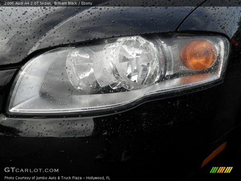 Brilliant Black / Ebony 2006 Audi A4 2.0T Sedan