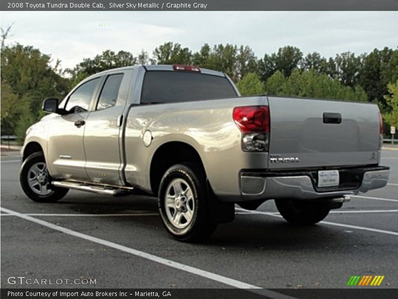 Silver Sky Metallic / Graphite Gray 2008 Toyota Tundra Double Cab